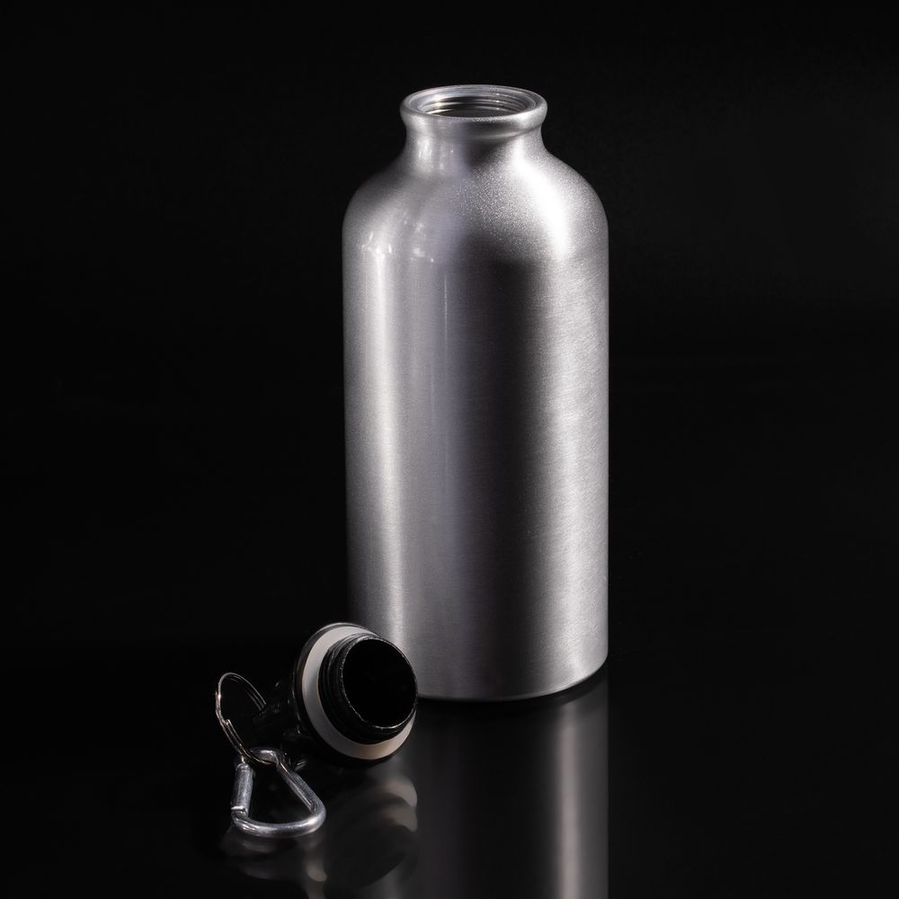Бутылка для воды Funrun 400, серебристая — изображение 6