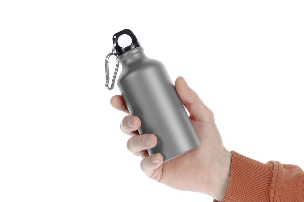 Бутылка для воды Funrun 400, серая — изображение 3