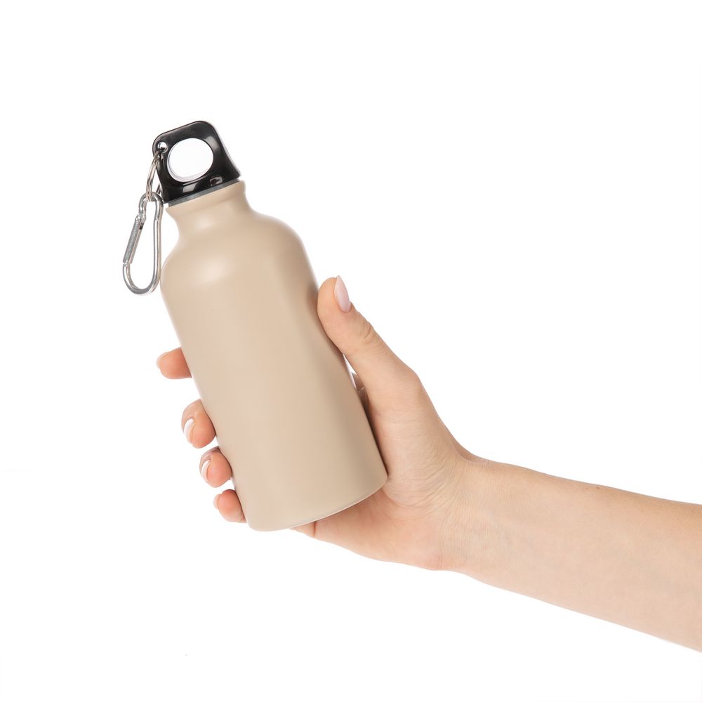 Бутылка для воды Funrun 400, светло-бежевая — изображение 3