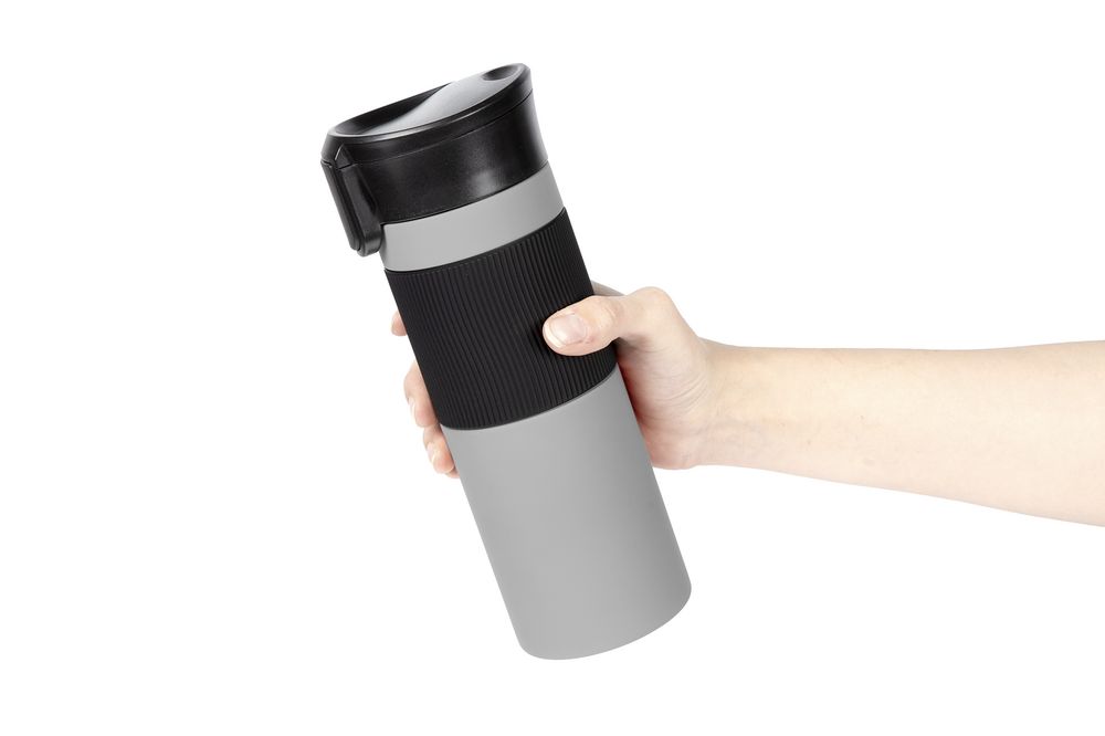 Термостакан Tralee XL, серый — изображение 8