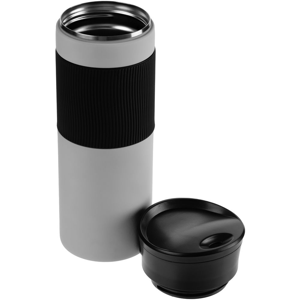 Термостакан Tralee XL, серый — изображение 4