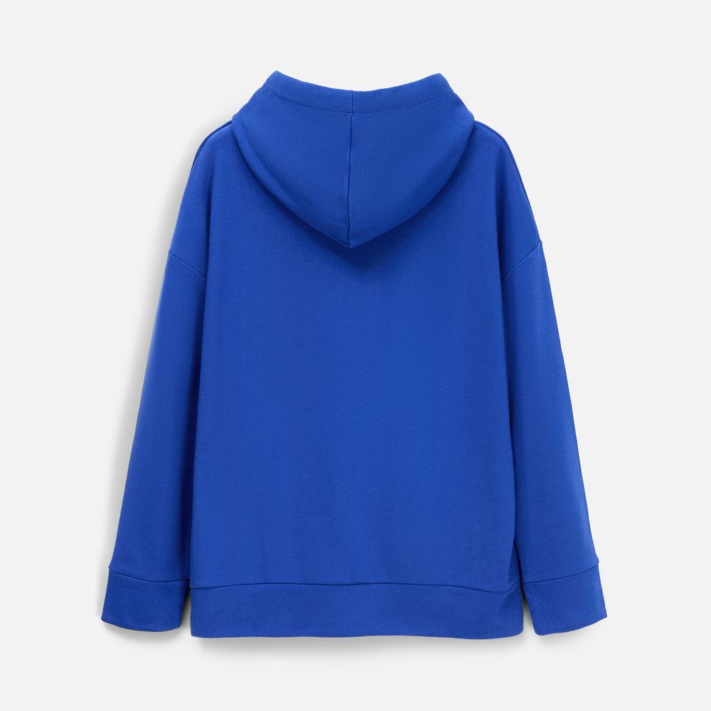 Худи унисекс H2, синее — изображение 3