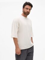 Футболка унисекс оверсайз T1, молочно-белая