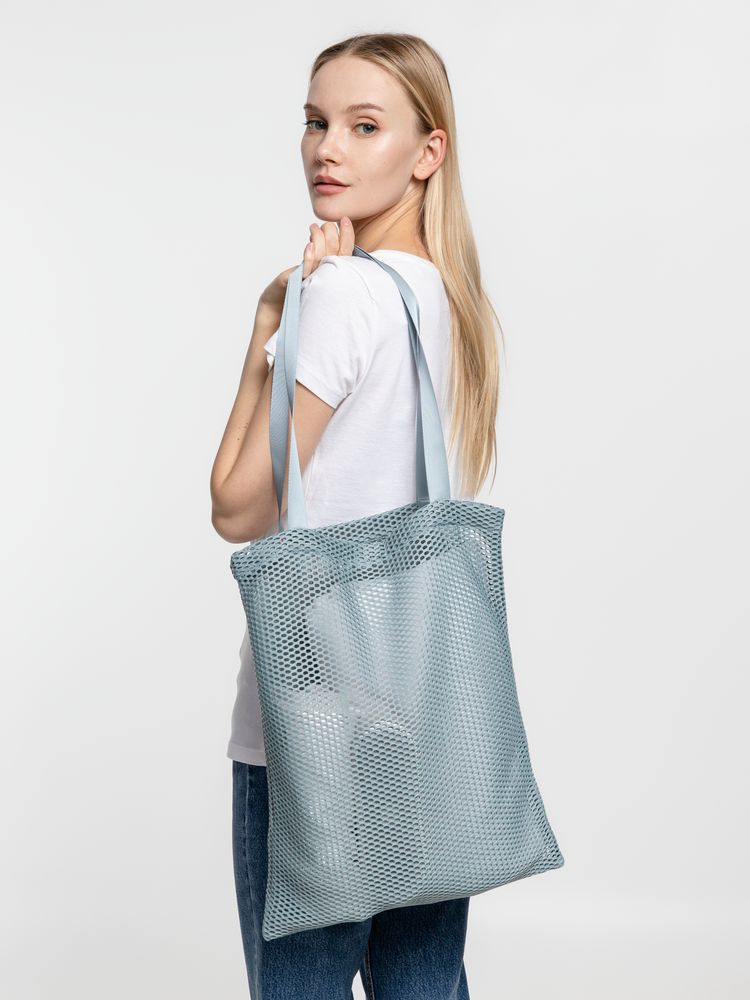Шопер Verkko, серо-голубой — изображение 7