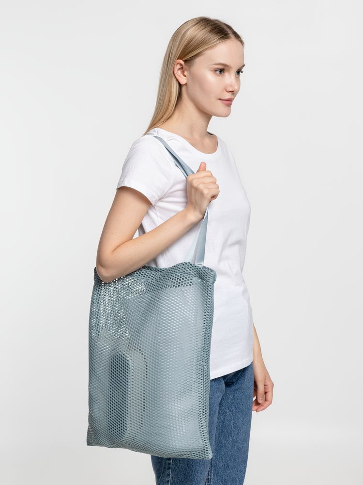 Шопер Verkko, серо-голубой — изображение 5