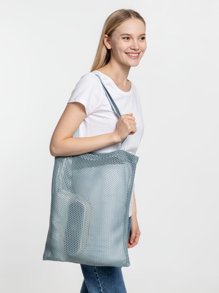 Шопер Verkko, серо-голубой — изображение 8