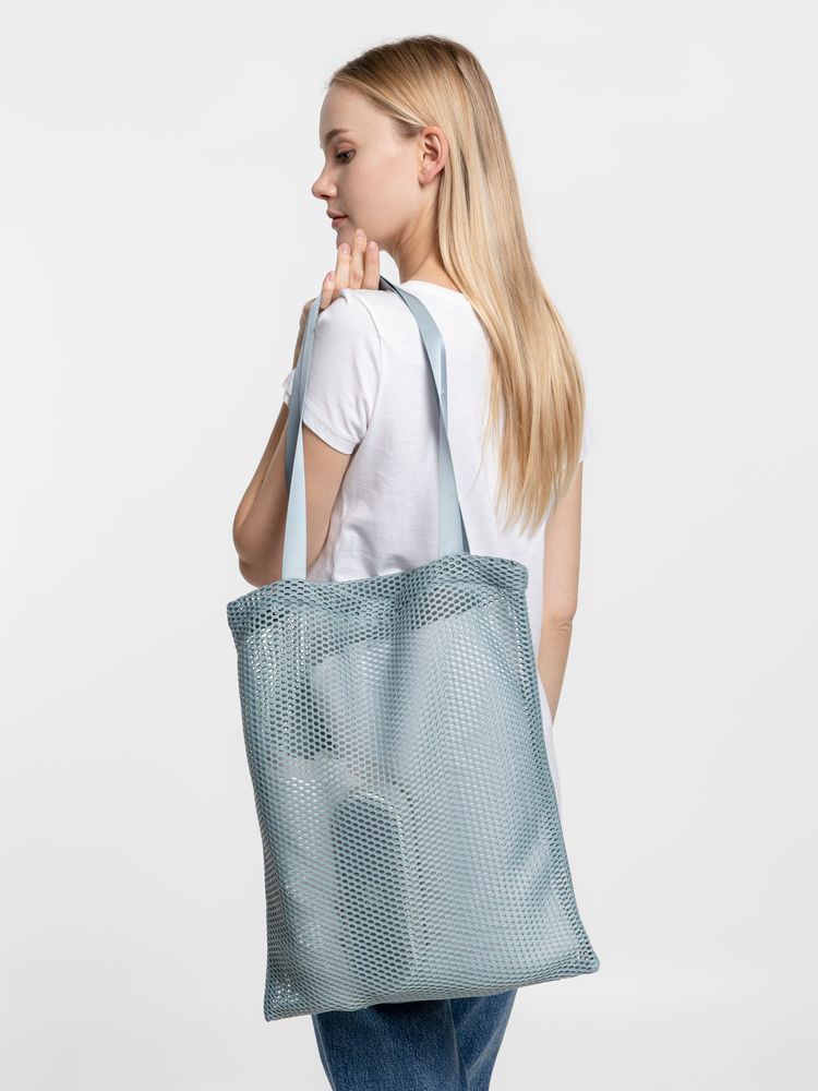 Шопер Verkko, серо-голубой — изображение 6