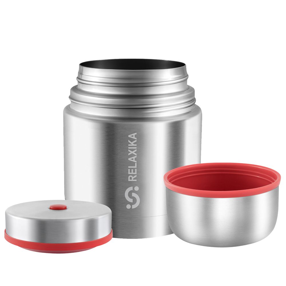 Термос для еды Relaxika 500, стальной — изображение 4