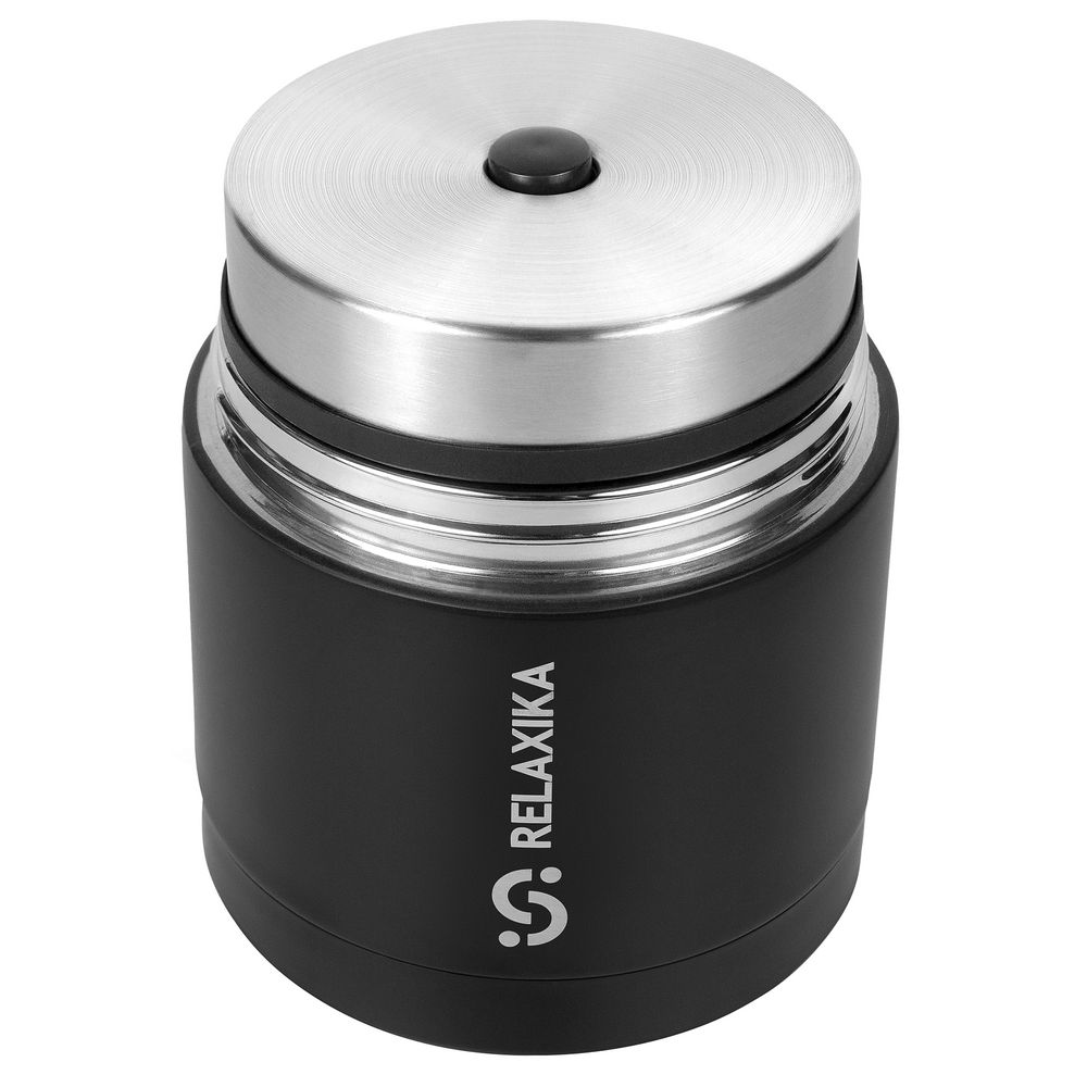 Термос для еды Relaxika 500, черный — изображение 3