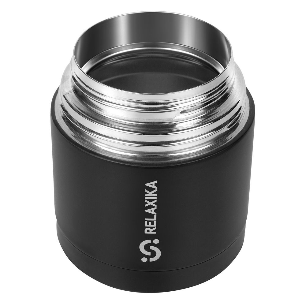 Термос для еды Relaxika 500, черный — изображение 4