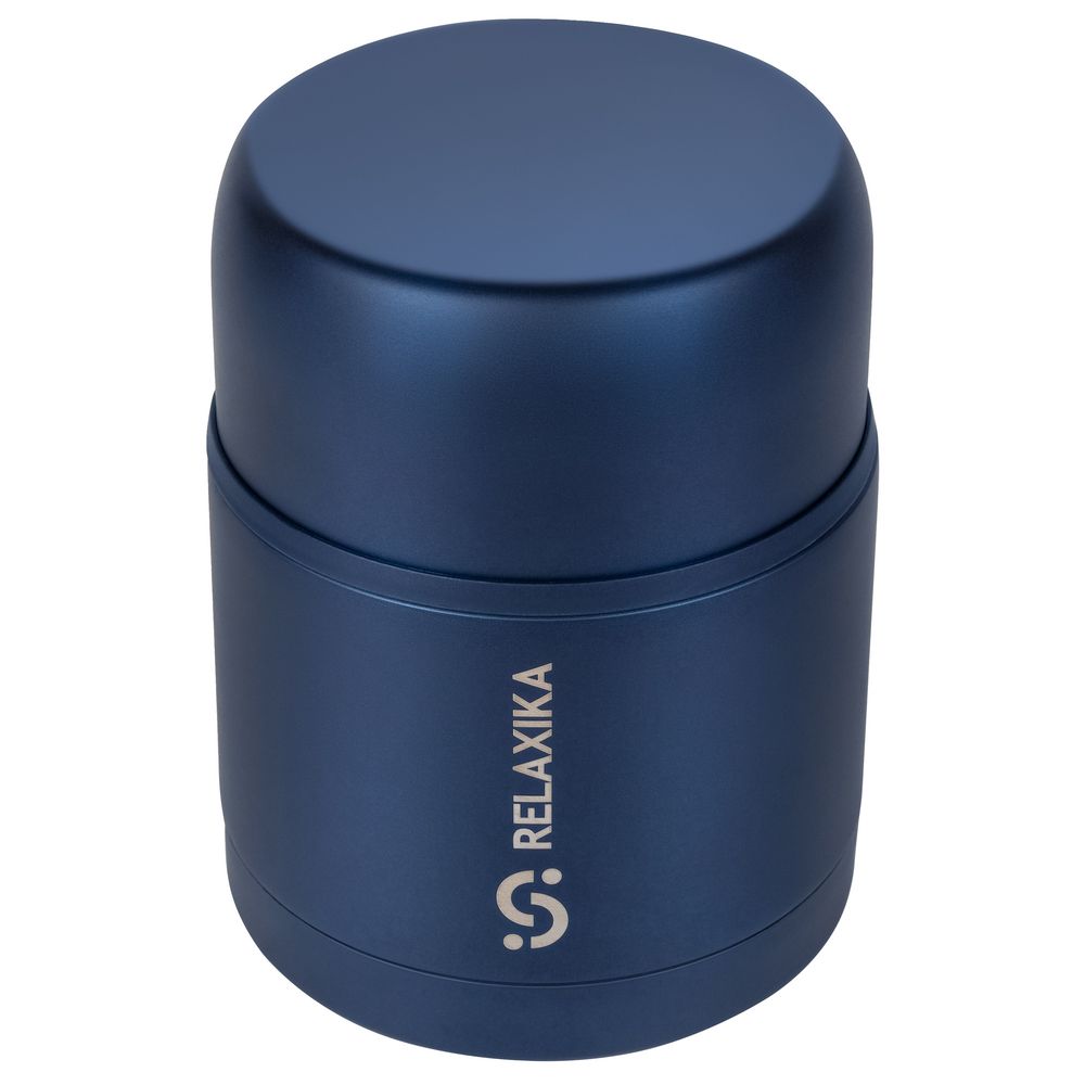 Термос для еды Relaxika 500, темно-синий — изображение 2