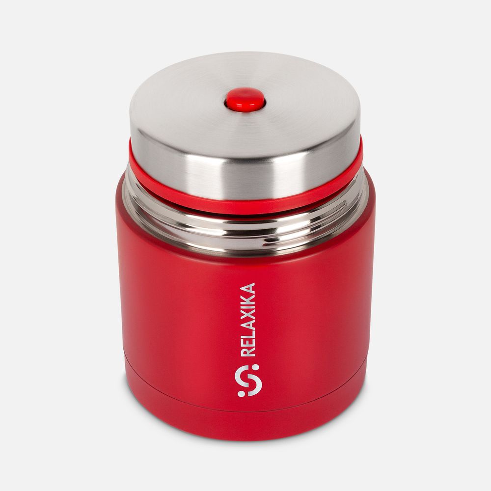 Термос для еды Relaxika 500, красный — изображение 3