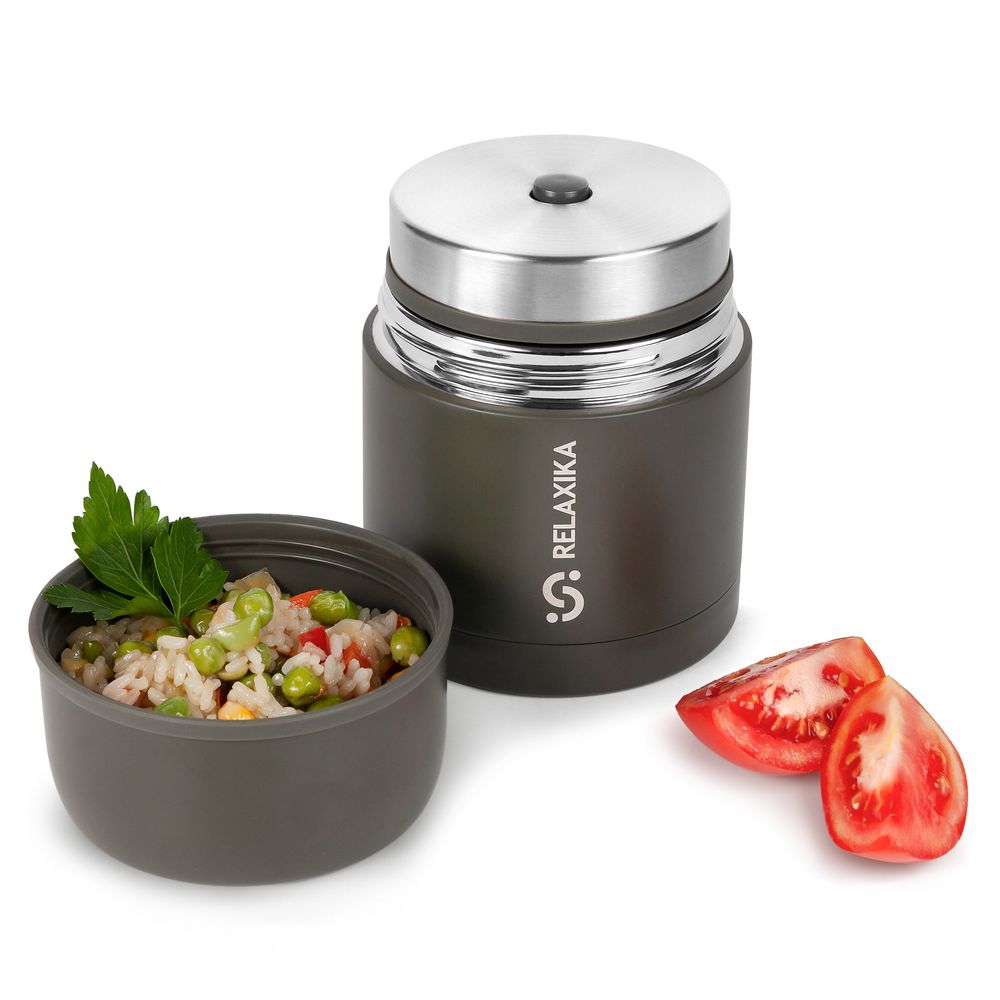 Термос для еды Relaxika 500, хаки — изображение 7