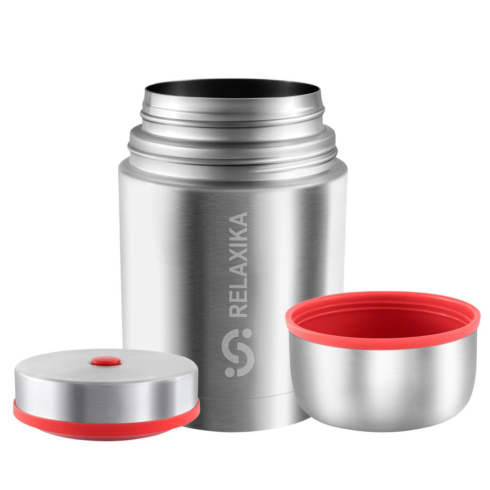 Термос для еды Relaxika 700, стальной — изображение 4