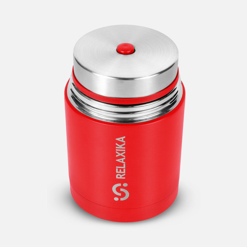 Термос для еды Relaxika 700, красный — изображение 3