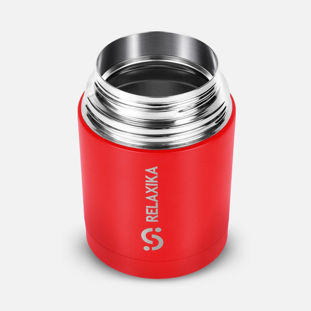 Термос для еды Relaxika 700, красный — изображение 4