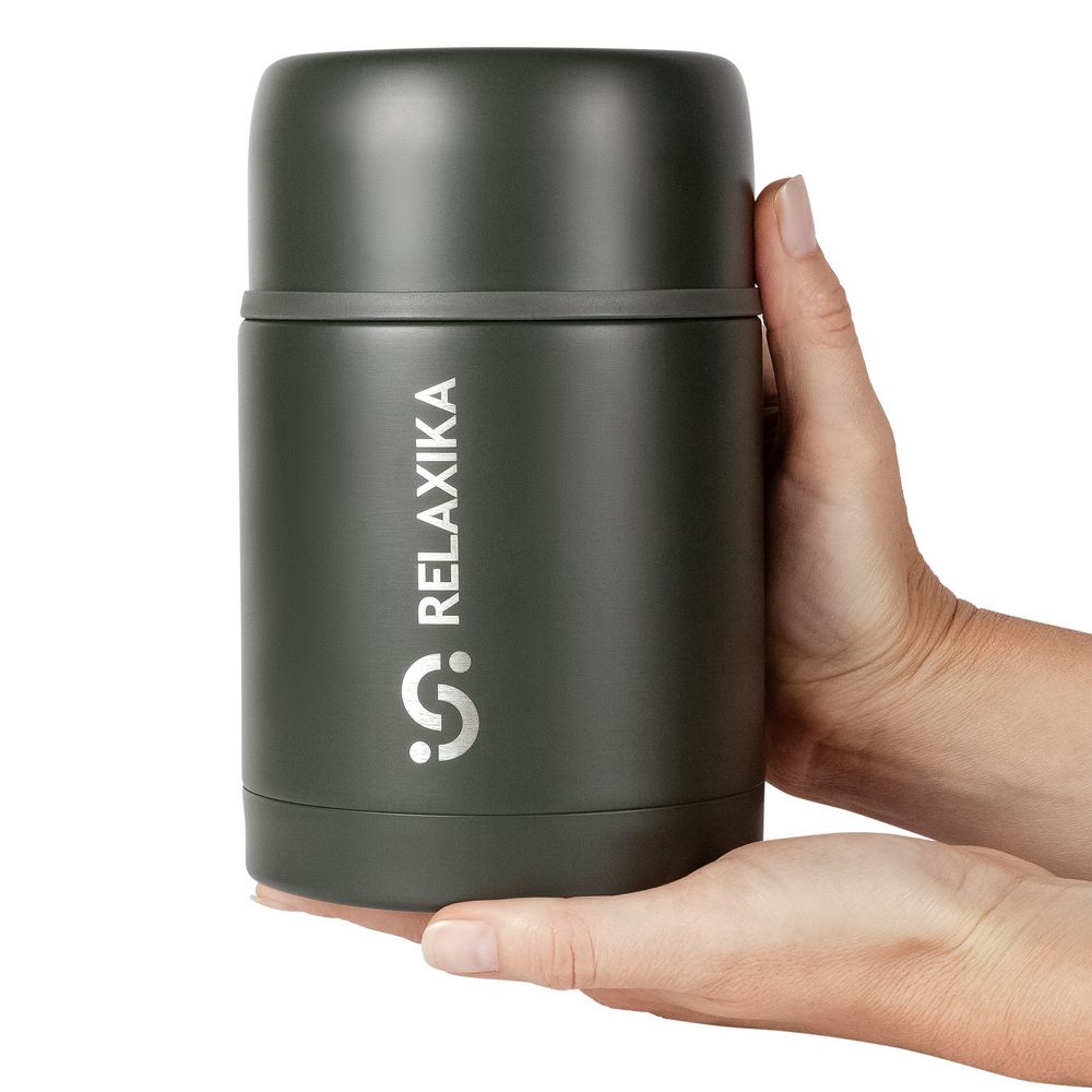 Термос для еды Relaxika 700, хаки — изображение 6
