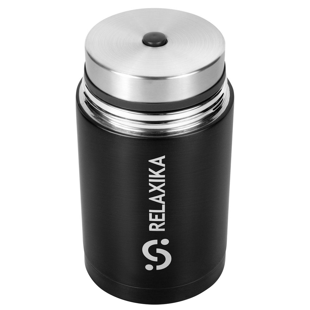 Термос для еды Relaxika 1000, черный — изображение 3