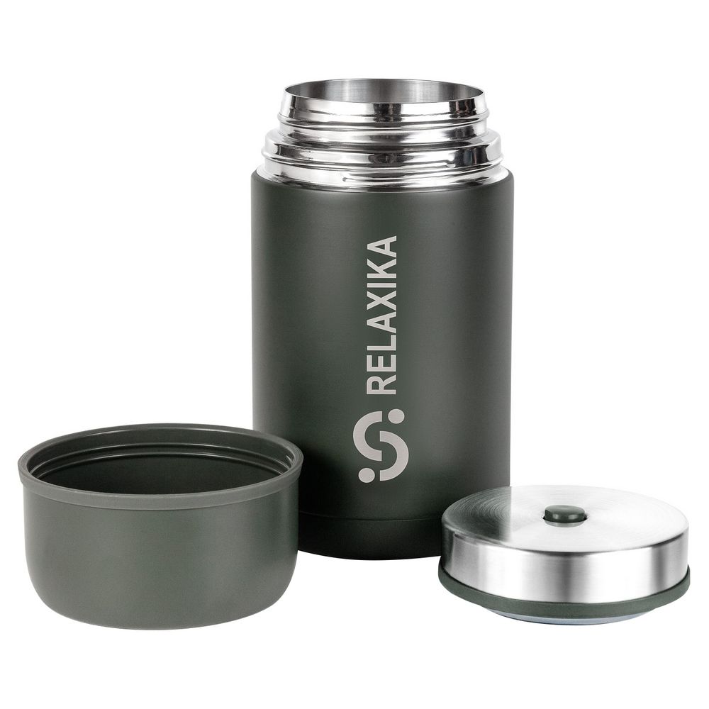 Термос для еды Relaxika 1000, хаки — изображение 5