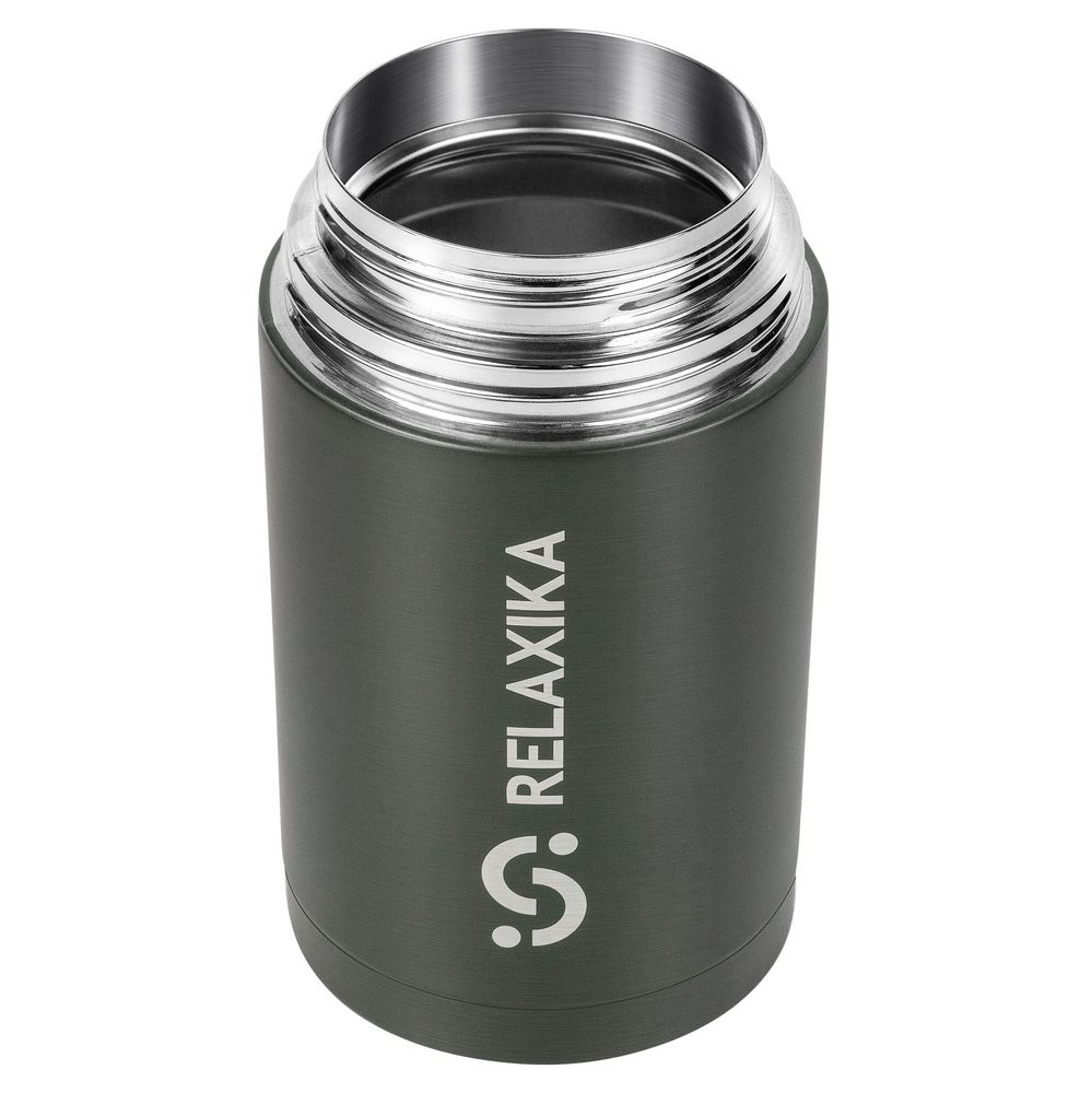 Термос для еды Relaxika 1000, хаки — изображение 4