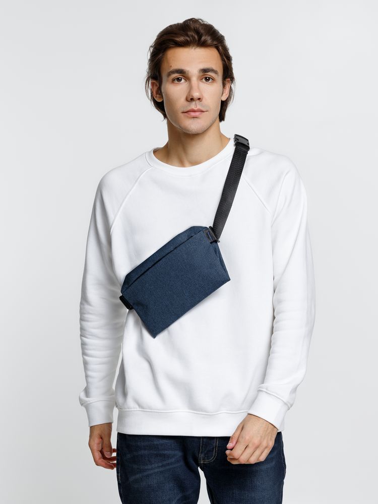 Поясная сумка Remark S, синяя — изображение 12