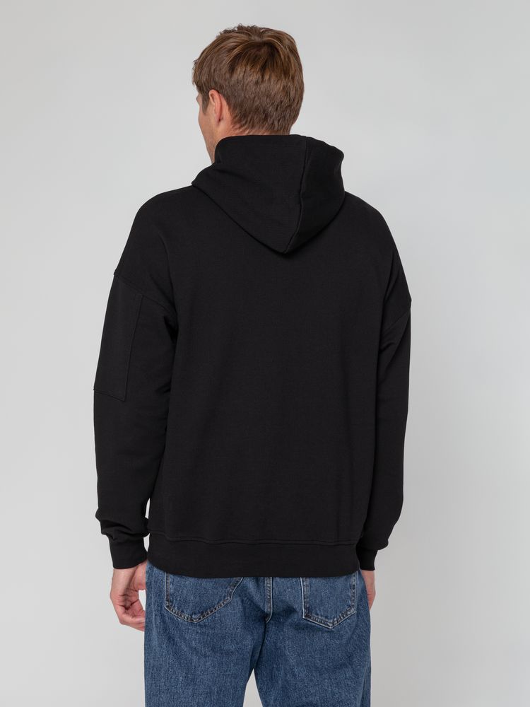 Худи унисекс Hand Some, черное — изображение 13