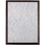 Плакетка Plaque, большая, вишня с серебристой пластиной