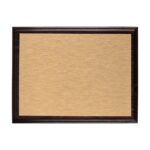 Плакетка Plaque, малая, венге с золотистой пластиной