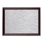 Плакетка Plaque, малая, вишня с серебристой пластиной