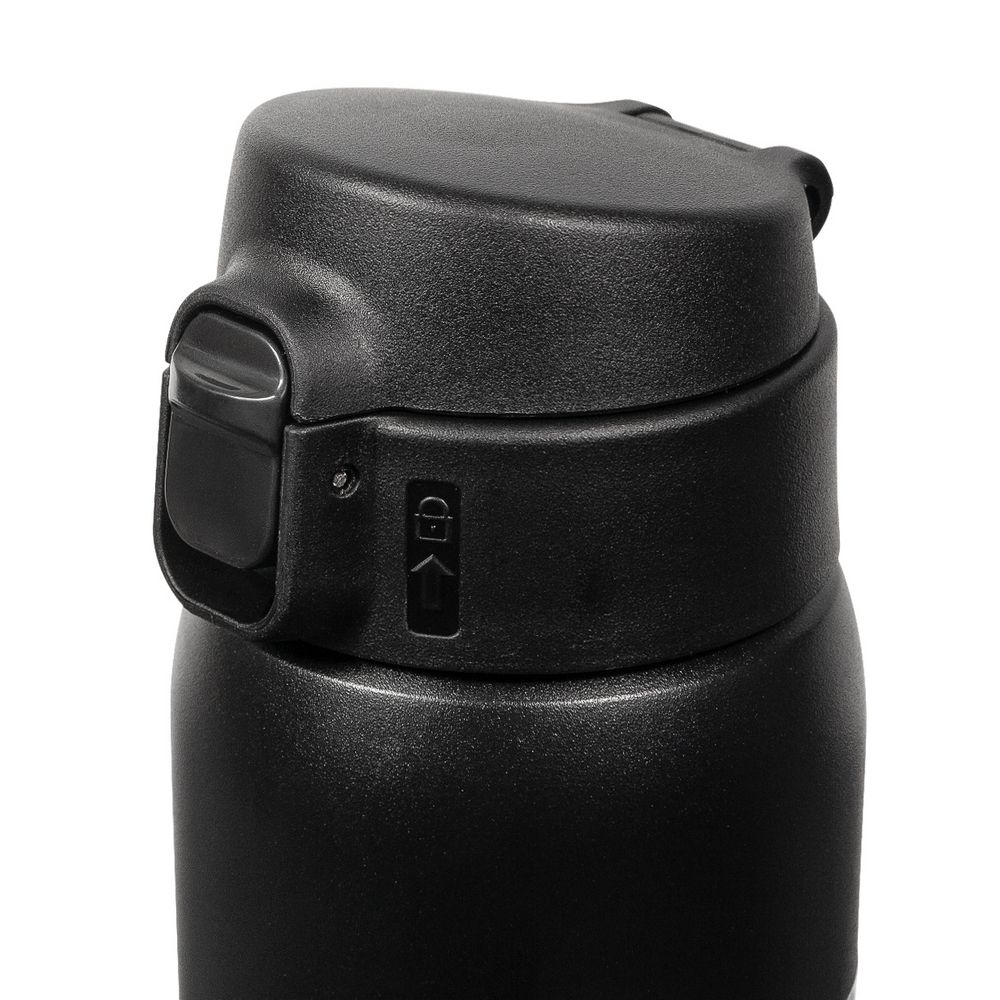 Термокружка Relaxika, ver.2, черная — изображение 3