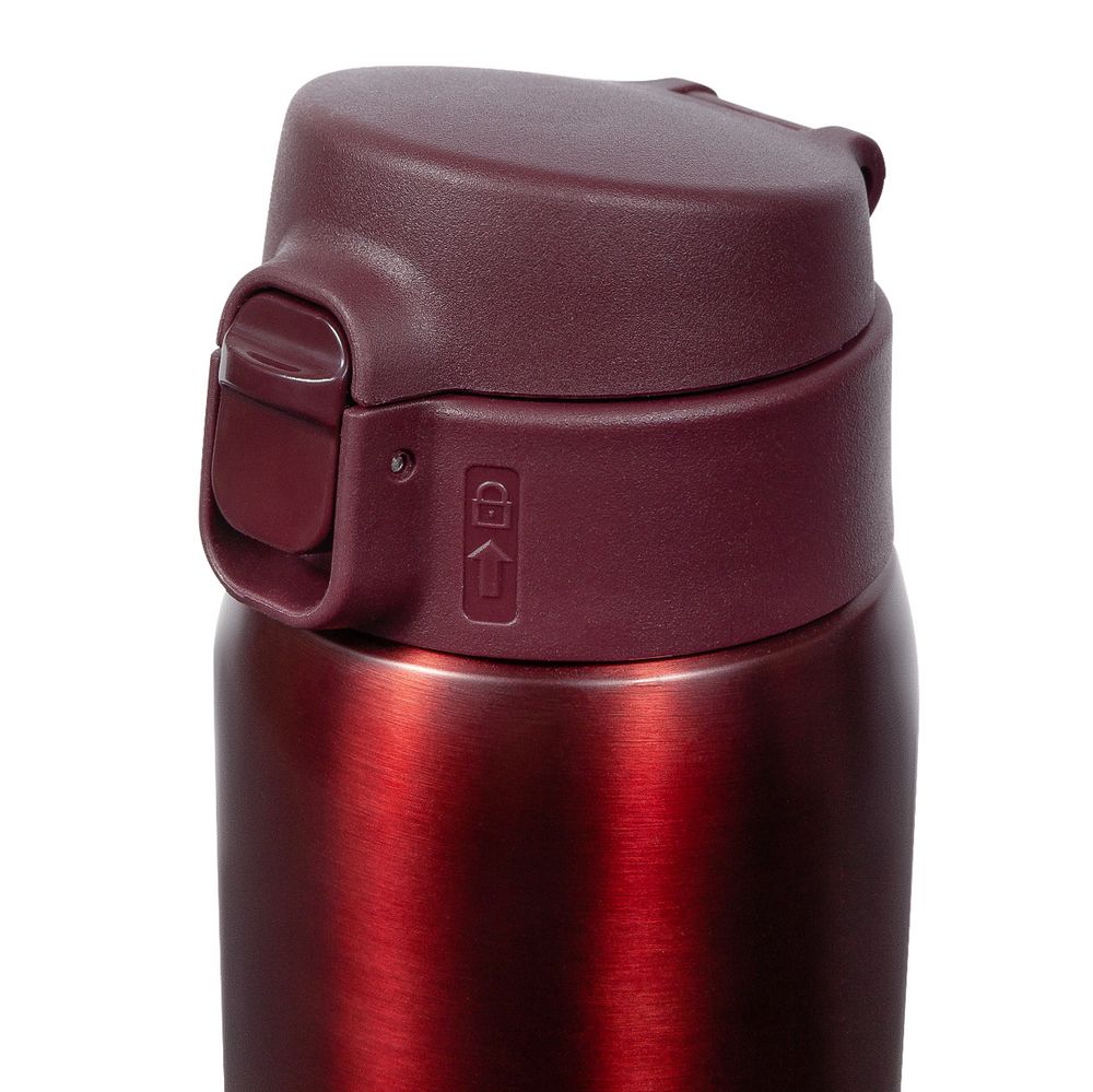 Термокружка Relaxika, бордовая — изображение 3