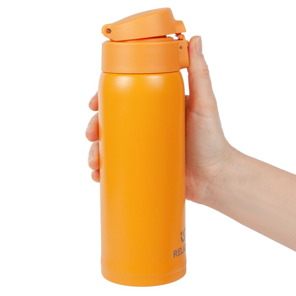 Термокружка Relaxika, желтый — изображение 5