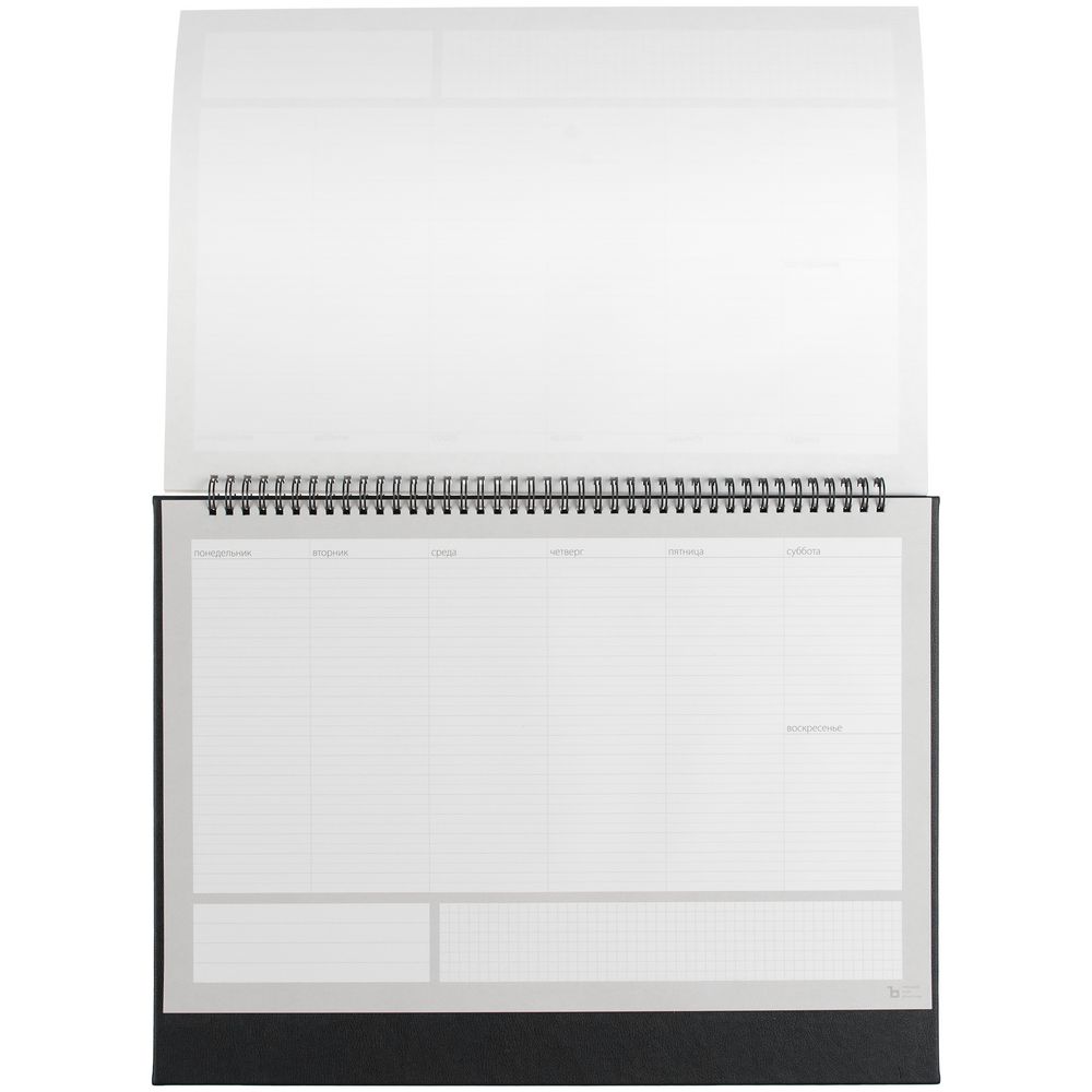 Планер настольный Petrus, черный — изображение 4