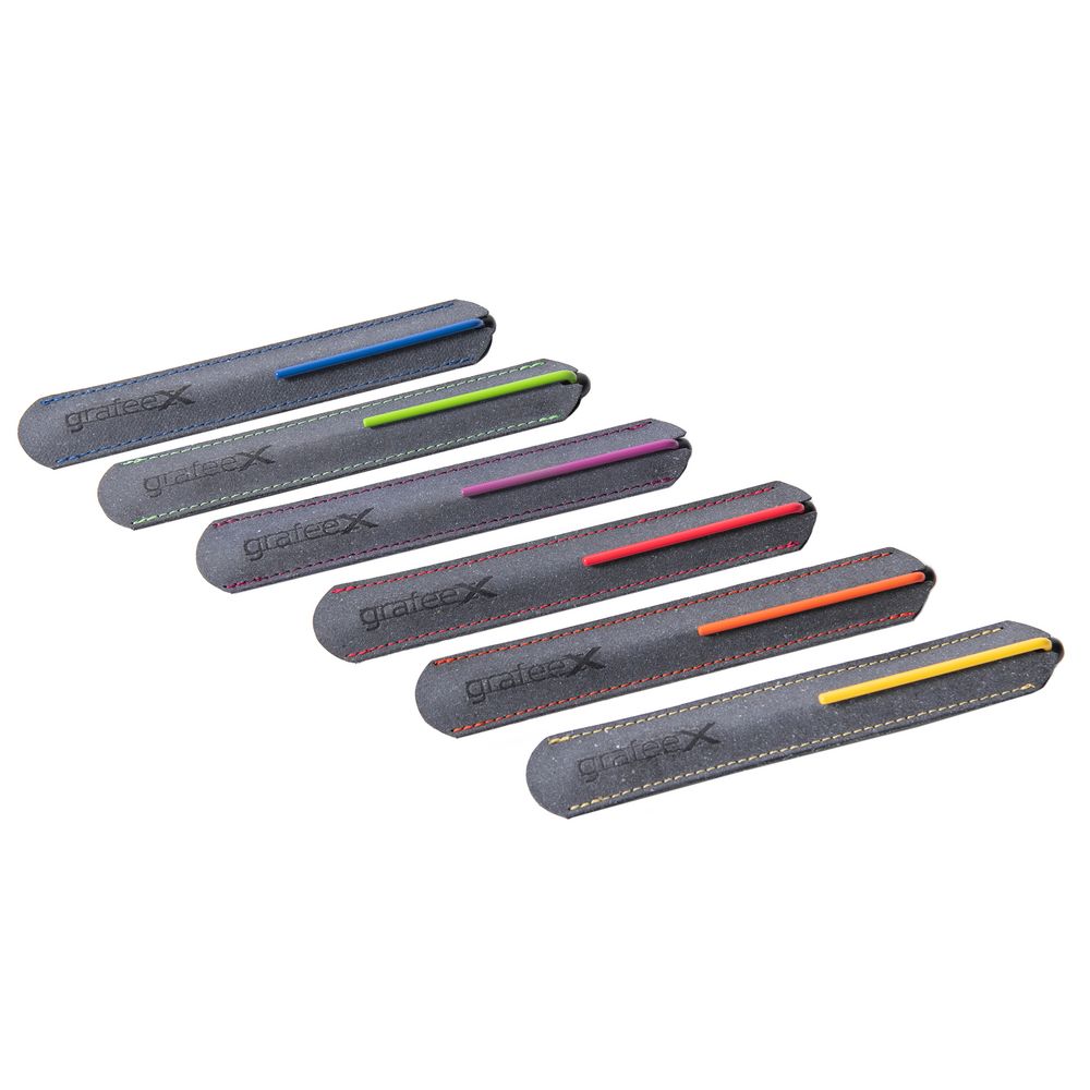 Карандаш GrafeeX в чехле, черный с оранжевым — изображение 5