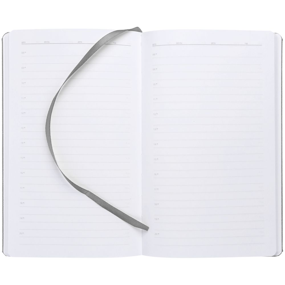 Ежедневник Nova, недатированный, серый — изображение 5