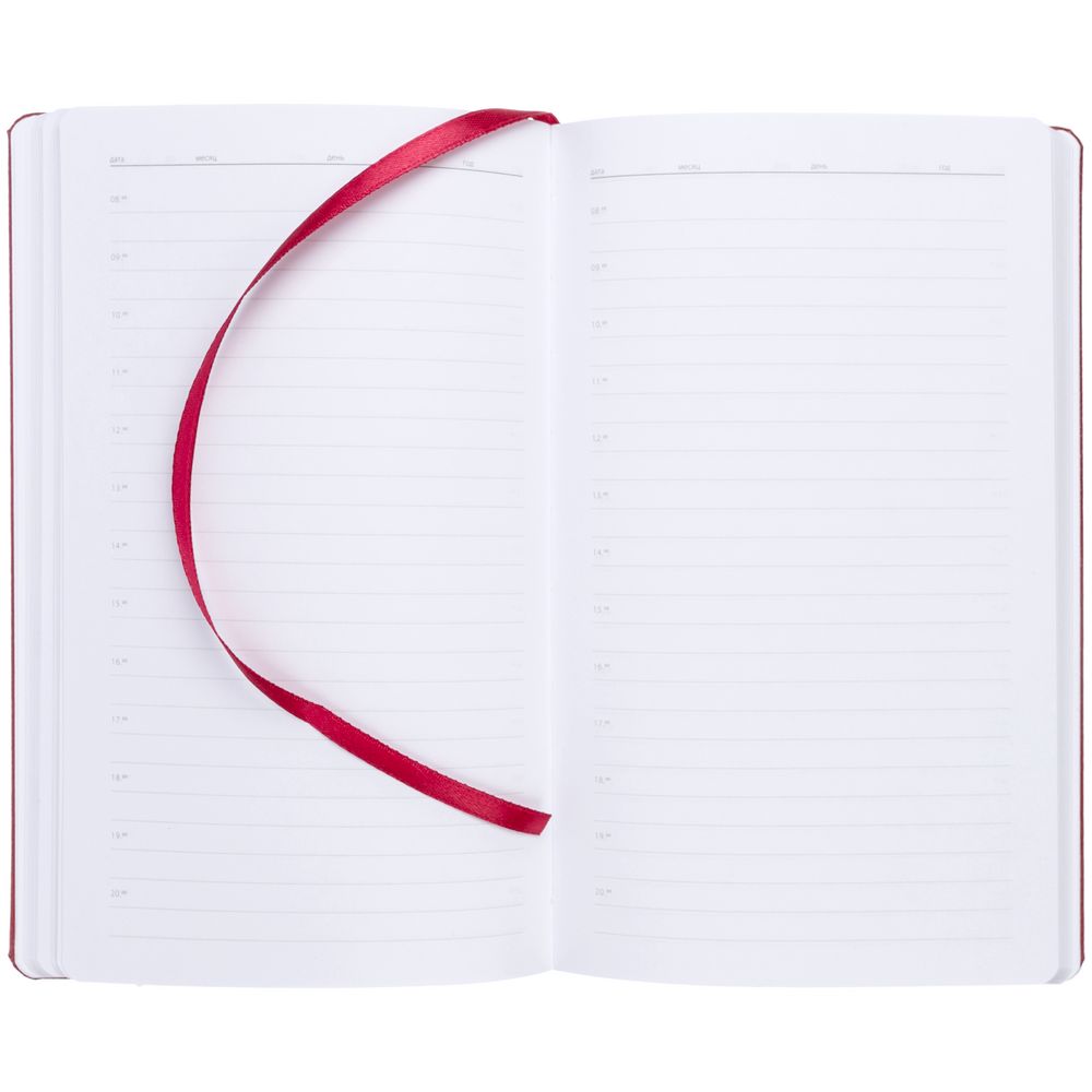 Ежедневник Nova, недатированный, красный — изображение 5