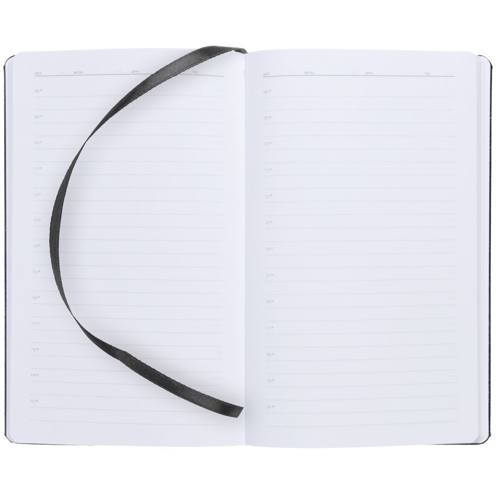 Ежедневник Nova Metal, недатированный, черный — изображение 5