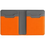 Картхолдер с отделением для купюр Dual, оранжевый