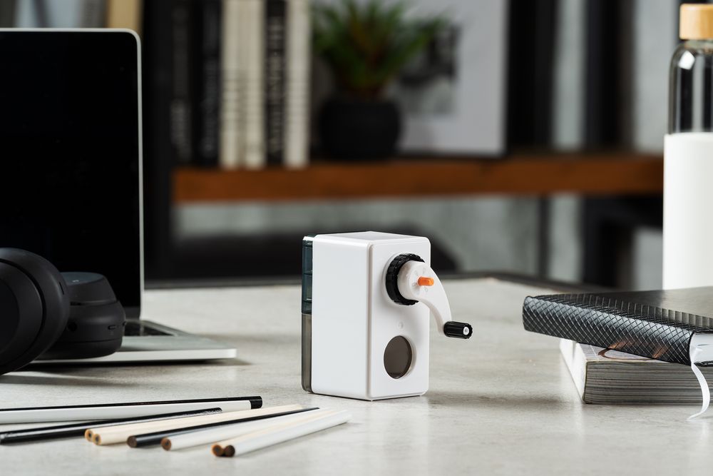 Механическая точилка для карандашей Griffel, белая — изображение 5