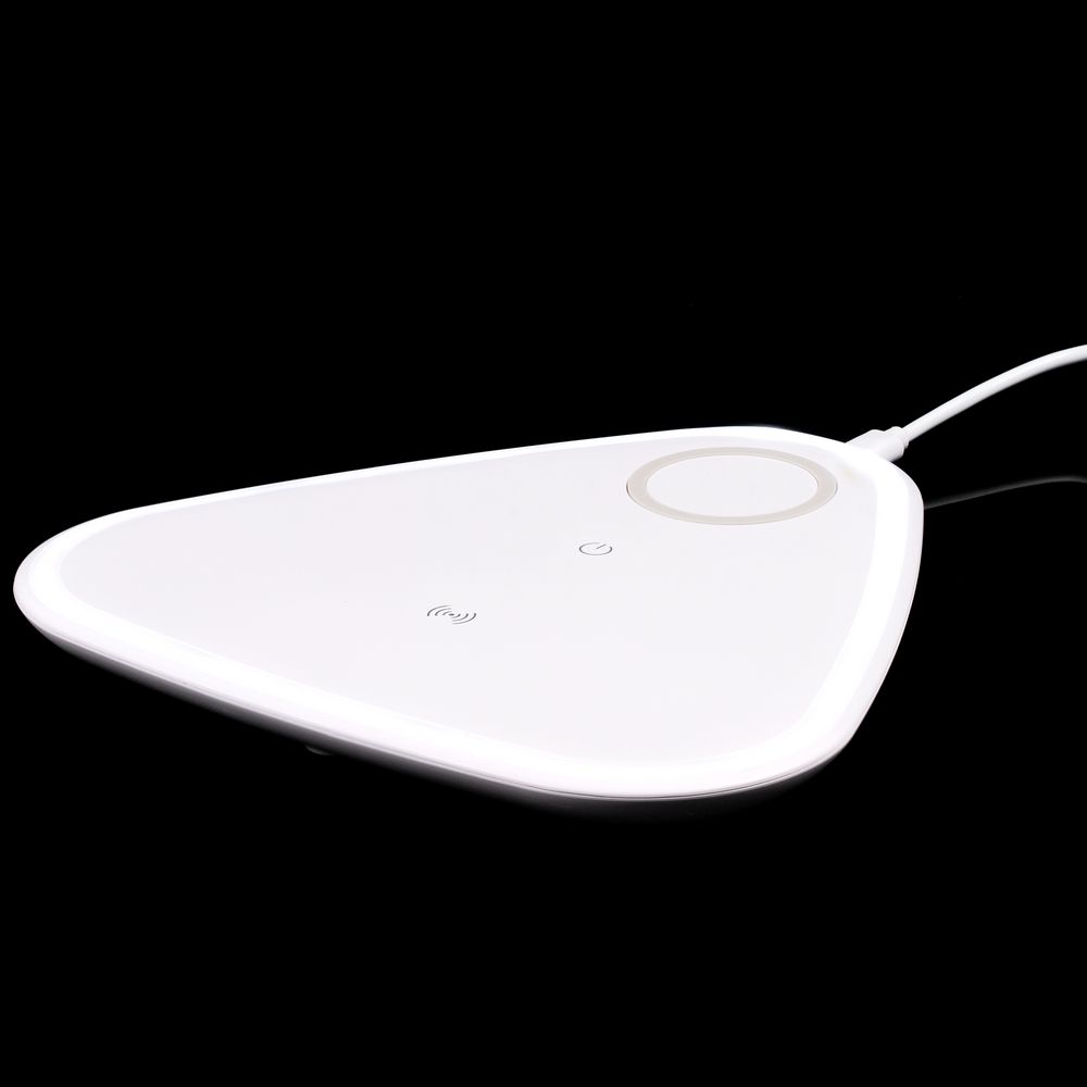 Станция беспроводной зарядки с антистрессом Countdown, белая — изображение 6