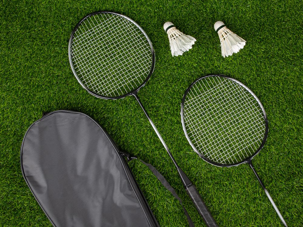 Набор для игры в бадминтон Gloucester, черно-серый — изображение 6