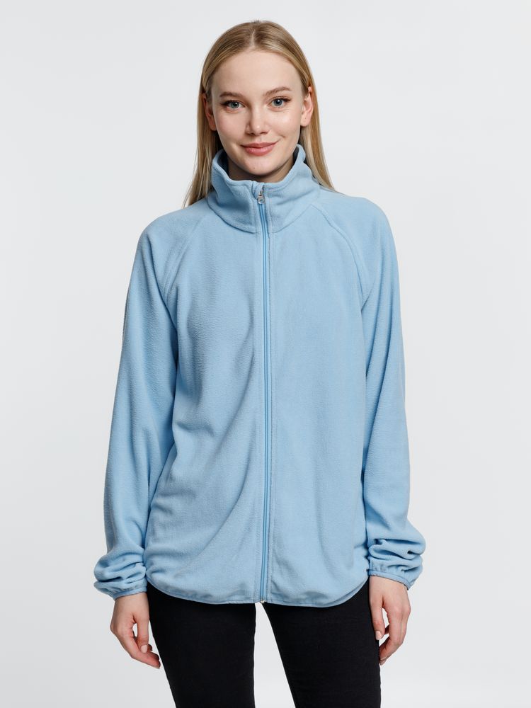Куртка флисовая унисекс Fliska, голубая — изображение 7