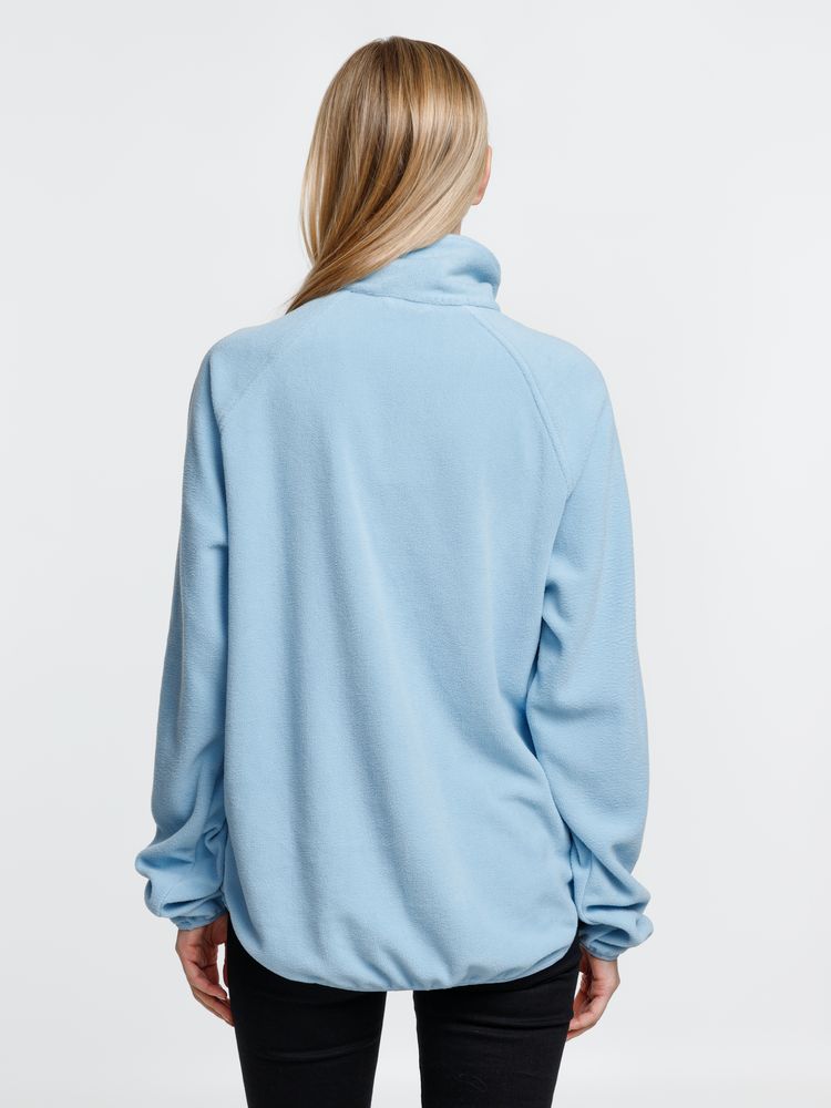 Куртка флисовая унисекс Fliska, голубая — изображение 8