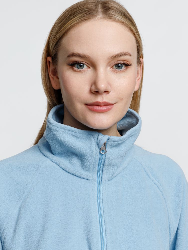 Куртка флисовая унисекс Fliska, голубая — изображение 9