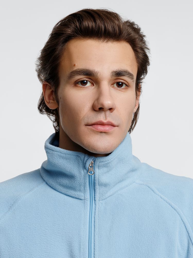 Куртка флисовая унисекс Fliska, голубая — изображение 13