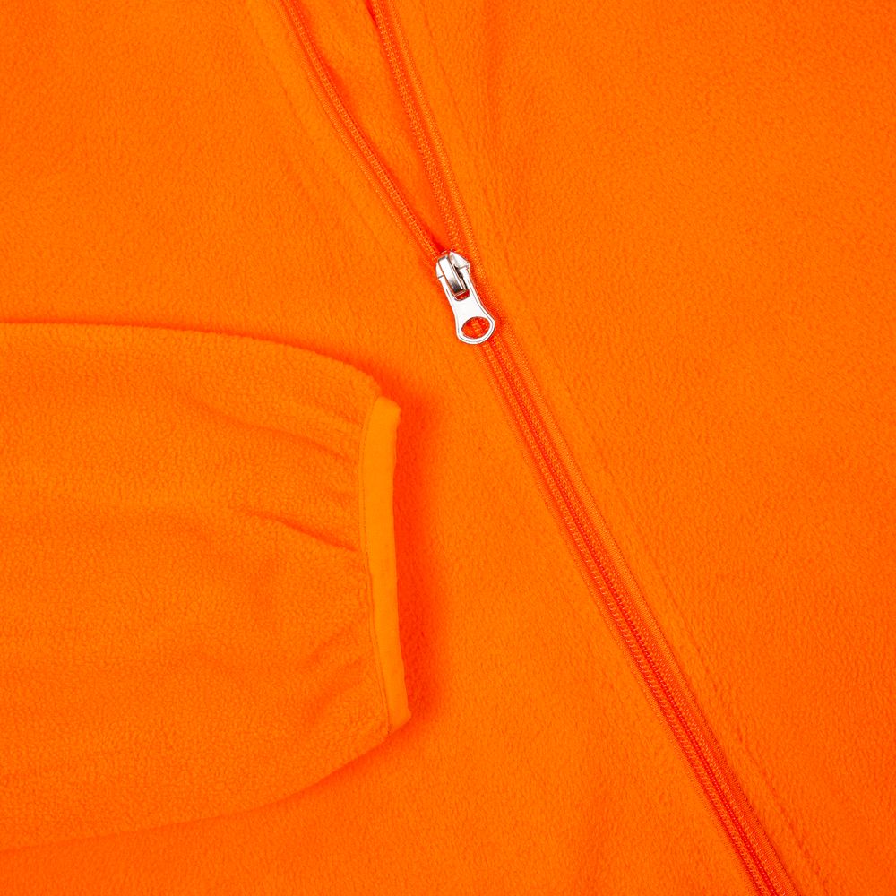 Куртка флисовая унисекс Fliska, оранжевая — изображение 4