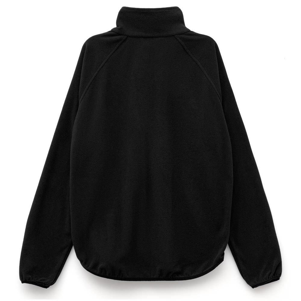 Куртка флисовая унисекс Fliska, черная — изображение 2