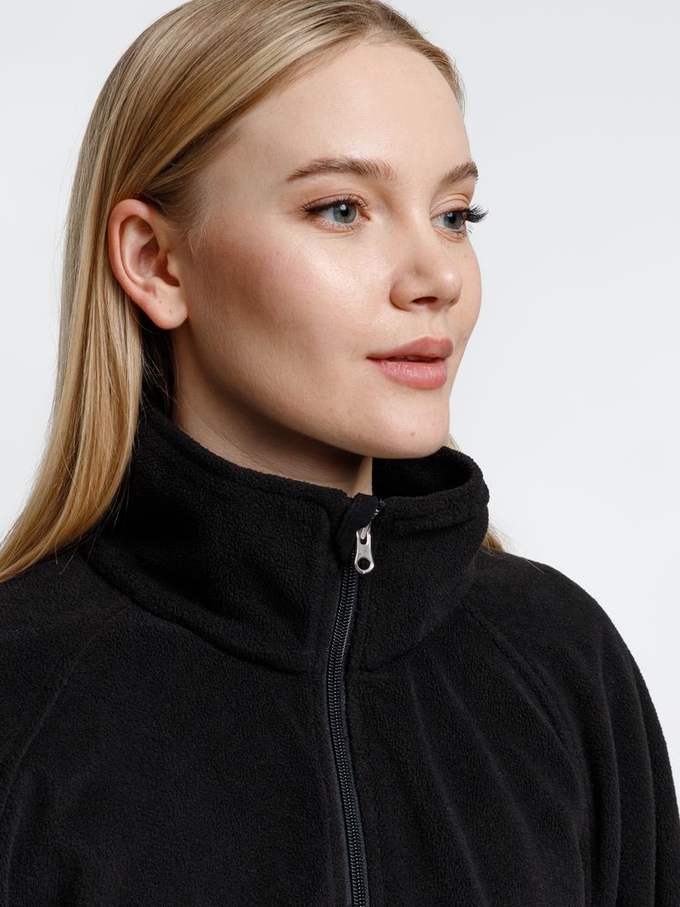 Куртка флисовая унисекс Fliska, черная — изображение 9