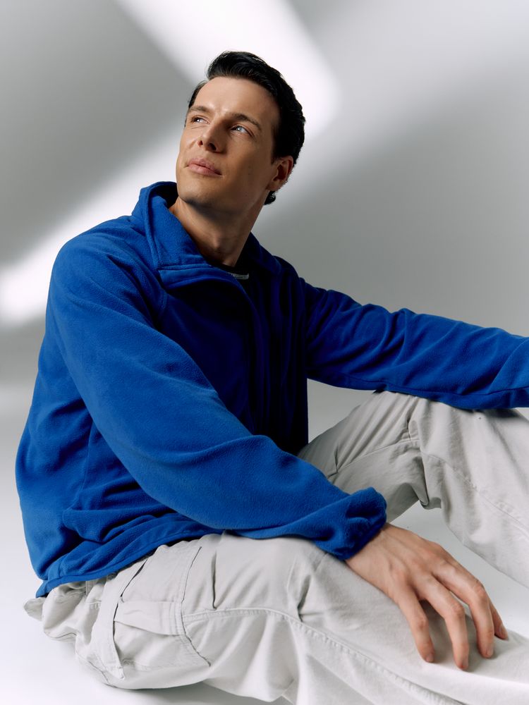 Куртка флисовая унисекс Fliska, ярко-синяя — изображение 12