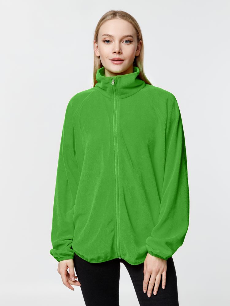 Куртка флисовая унисекс Fliska, зеленое яблоко — изображение 6